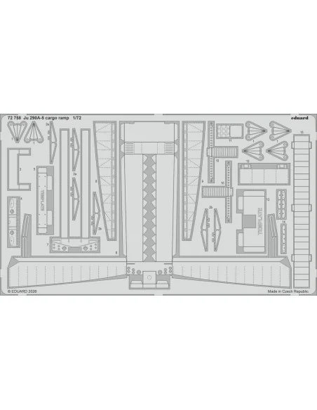 Ju 290A-5 cargo ramp for Revell, 1/72 - Eduard Accessories 72758