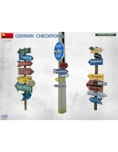 German Checkpoint. 3t Cargo Truck 3, 6-36S & Kfz.1 Type 170VK w/ Fe...
