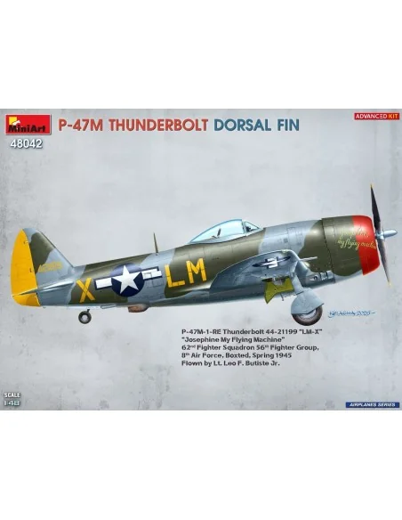 P-47M Thunderbolt. Dorsal Fin. Advanced Kit, 1/48 - MiniArt 48042