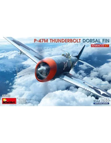 P-47M Thunderbolt. Dorsal Fin. Advanced Kit, 1/48 - MiniArt 48042
