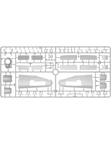 P-47M Thunderbolt. Dorsal Fin. Advanced Kit, 1/48 - MiniArt 48042
