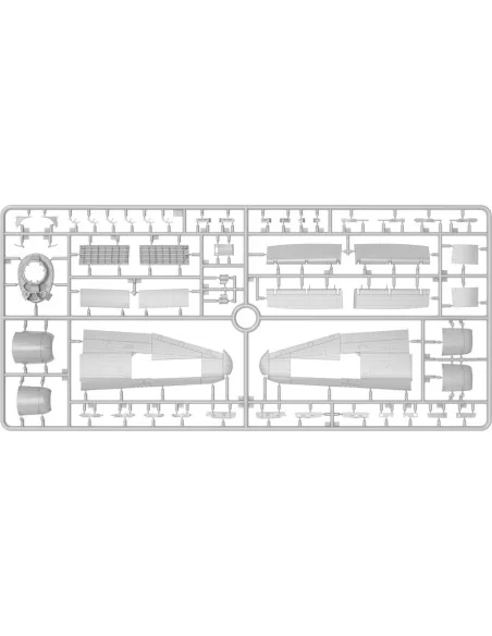 P-47M Thunderbolt. Dorsal Fin. Advanced Kit, 1/48 - MiniArt 48042