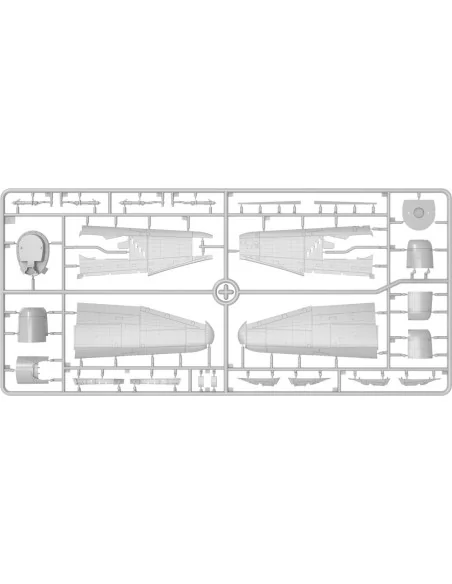 P-47M Thunderbolt. Dorsal Fin. Advanced Kit, 1/48 - MiniArt 48042