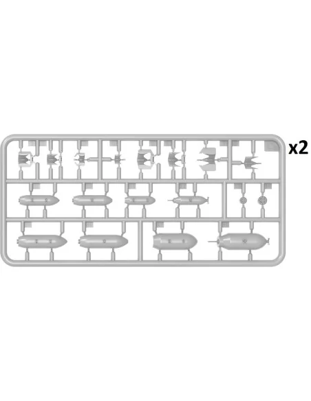 P-47M Thunderbolt. Dorsal Fin. Advanced Kit, 1/48 - MiniArt 48042