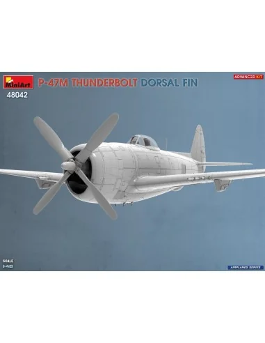 P-47M Thunderbolt. Dorsal Fin. Advanced Kit, 1/48 - MiniArt 48042