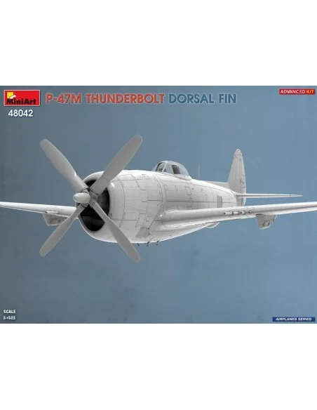 P-47M Thunderbolt. Dorsal Fin. Advanced Kit, 1/48 - MiniArt 48042