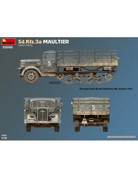 Sd.Kfz.3a Maultier. Early Prod, 1/35 - MiniArt 53050