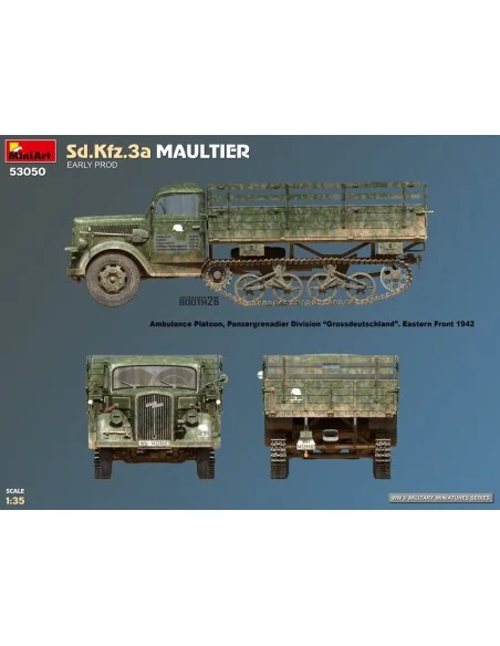 Sd.Kfz.3a Maultier. Early Prod, 1/35 - MiniArt 53050