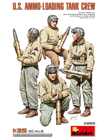 U.S. Ammo-Loading Tank Crew. 2nd Edition, 1/35 - MiniArt 53069