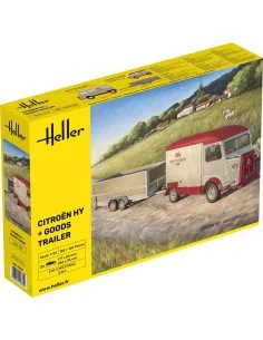 Citroen HY + Goods Trailer, 1/24 - Heller 50331 2