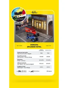 STARTER KIT Diorama Splendid Hotel, 1/24 - Heller 52330 2