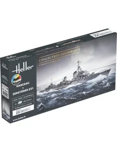 STARTER KIT Twin Set Marceau + Zerstörer Z31, 1/400 - Heller 55009