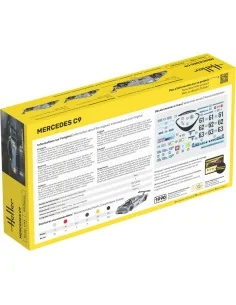 STARTER KIT Mercedes C9, 1/43 - Heller 56107 2