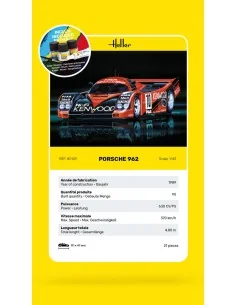 STARTER KIT Porsche 962, 1/43 - Heller 56109 2
