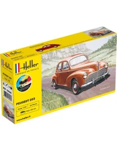 STARTER KIT Peugeot 203, 1/43 - Heller 56160 2