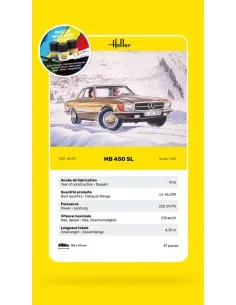STARTER KIT MB 450 SL, 1/43 - Heller 56171