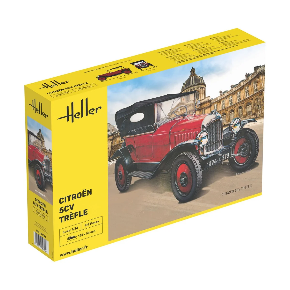 Citroen Trefle, 1/24 - Heller 80702 Citroen Trefle, 1/24 - Heller 80702