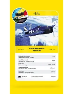 STARTER KIT F6F Hellcat, 1/72 - Heller 56272