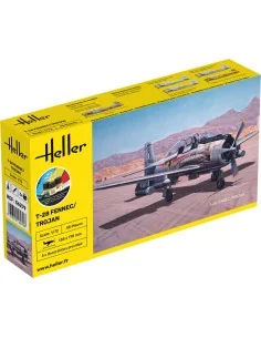 STARTER KIT T-28 Fennec / Trojan, 1/72 - Heller 56279 2