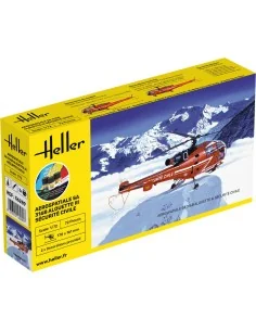 STARTER KIT Alouette III Sécurité Civile, 1/72 - Heller 56289 2