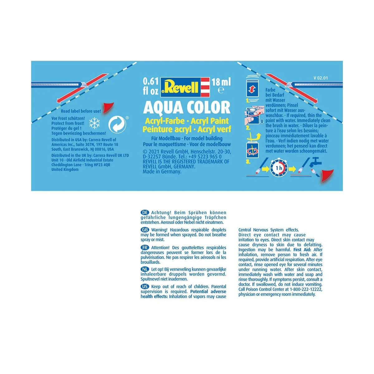 Aqua silber, metallic - Revell 36190 Aqua silber, metallic - Revell 36190