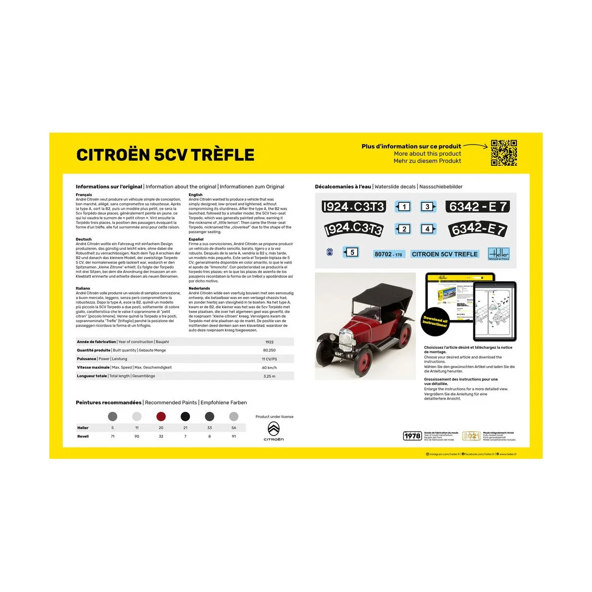 Citroen Trefle - Heller 80702