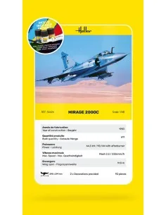 STARTER KIT Mirage 2000 C, 1/48 - Heller 56426 2