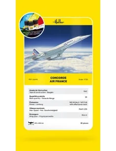 STARTER KIT Concorde AF, 1/125 - Heller 56445 2