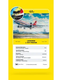 STARTER KIT Lockheed L-1011 Tristar, 1/125 - Heller 56451