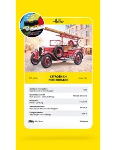 STARTER KIT Citroen C4 Fire Brigade, 1/24 - Heller 56733 2