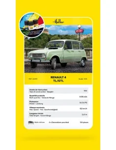 STARTER KIT Renault 4TL/GTL, 1/24 - Heller 56759