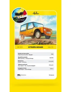 STARTER KIT Citroen Mehari, 1/24 - Heller 56760 2