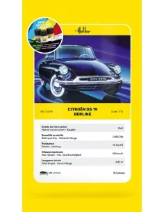 STARTER KIT Citroen DS 19, 1/16 - Heller 56795