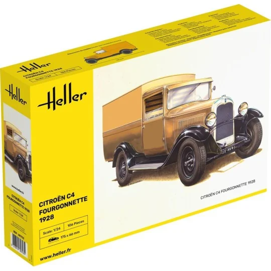 Citroen C4 Fourgonnette 1928, 1/24 - Heller 80703 Citroen C4 Fourgonnette 1928, 1/24 - Heller 80703