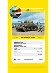 STARTER KIT M4 Sherman D-Day, 1/72 - Heller 56892