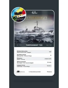 STARTER KIT Torpedoboot T23, 1/400 - Heller 57011 2