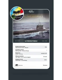 STARTER KIT U-Boot S/M Redoutable, 1/400 - Heller 57075