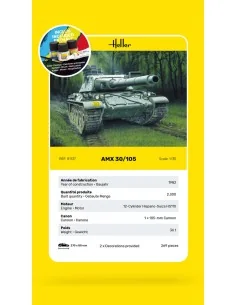 STARTER KIT AMX 30/105, 1/35 - Heller 57137