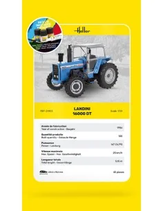 STARTER KIT Landini 16000 DT, 1/24 - Heller 57403