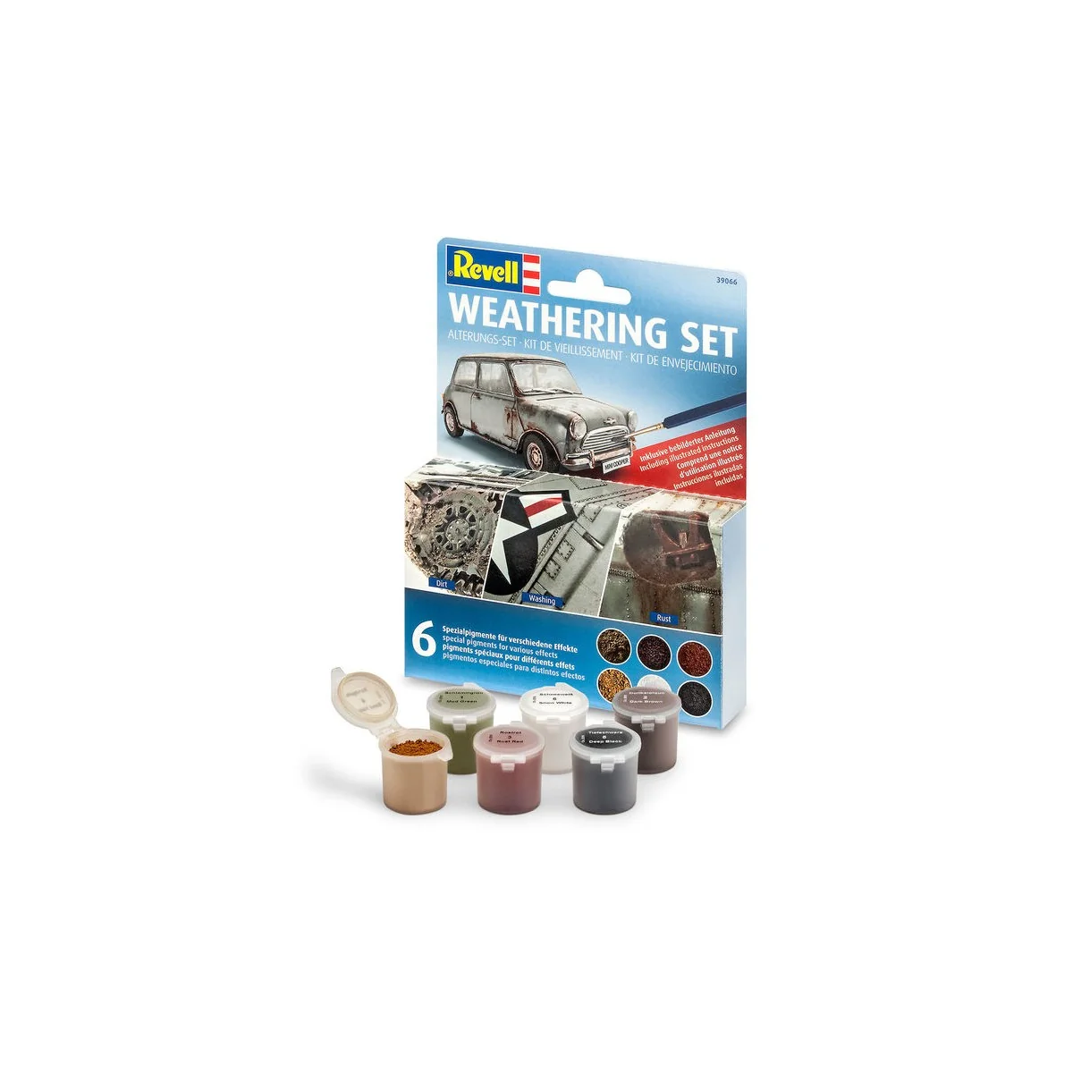 Weathering Set (6 Pigmente) - Revell 39066