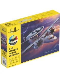 STARTER KIT E-2C Hawkeye Marine Nationale, 1/72 - Heller 58302