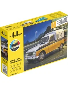 STARTER KIT Renault 4 F4 Fourgonette, 1/24 - Heller 58700