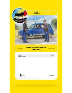 STARTER KIT French Gendarmerie Officers, 1/24 - Heller 58751