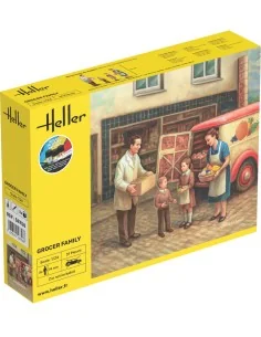 STARTER KIT Grocer Family, 1/24 - Heller 58758