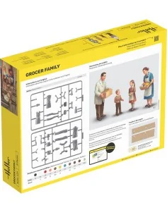 STARTER KIT Grocer Family, 1/24 - Heller 58758 2