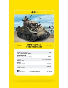 M4A2 Sherman "Division Leclerc", 1/72 - Heller 79894 2