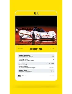 Peugeot 905, 1/43 - Heller 80110 2
