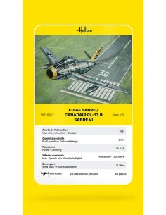 F-86F Sabre / Canadair CL-13 B Sabre VI, 1/72 - Heller 80277