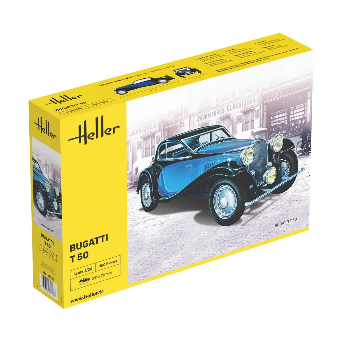 Bugatti T 50, 1/24 - Heller 80706