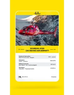 Ecureuil H125 (AS 350 B3) Air Zermatt, 1/48 - Heller 80490